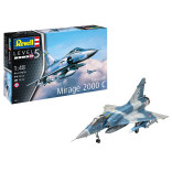 KIT PARA MONTAR REVELL AVIÃO DASSAULT MIRAGE 2000 C 1/48 62 PEÇAS REV 03813